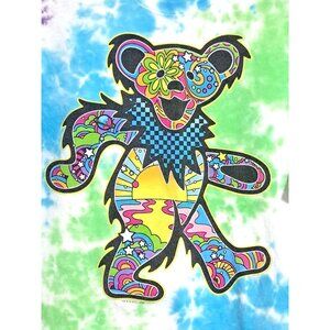 Liquid Blue XL Tie-Dye Grateful Dead Dancing Bear T-Shirt 2021